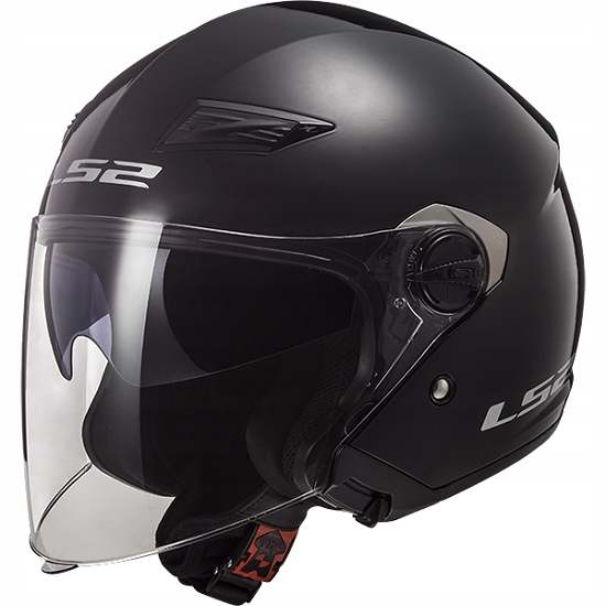 OTVORENÁ PRILBA LS2 OF569 TRACK BLACK GLOSS S