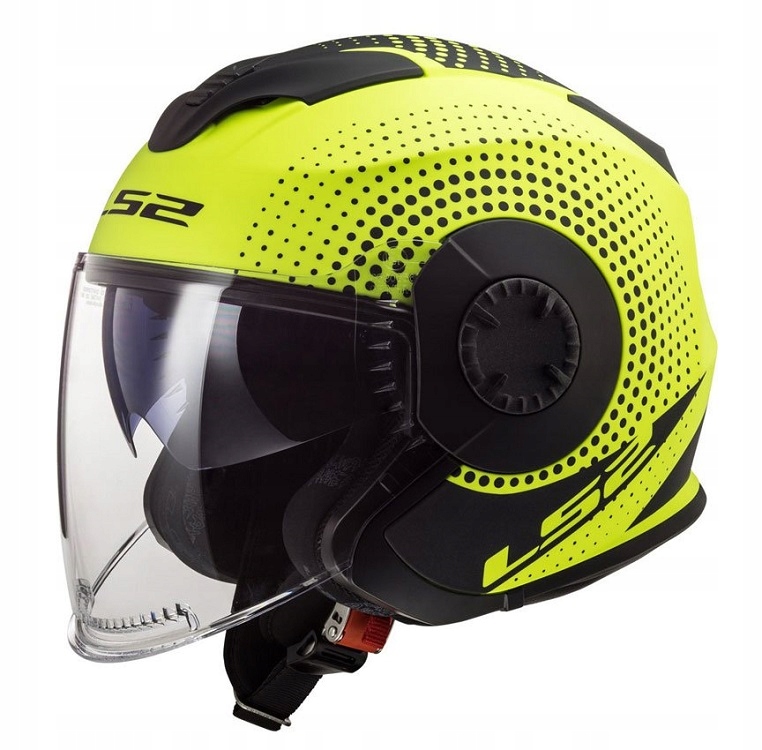 OTVORENÁ PRILBA LS2 OF570 VERSO SPIN HI VIS ŽLTÁ XL