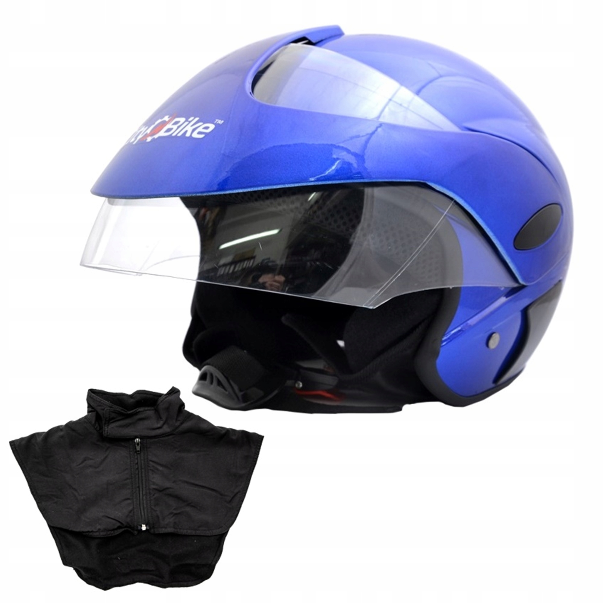 OTVORENÁ PRILBA MOTORSKÝ SKÚTRE MOTOCYKL XL + PRÍSLUŠENSTVO