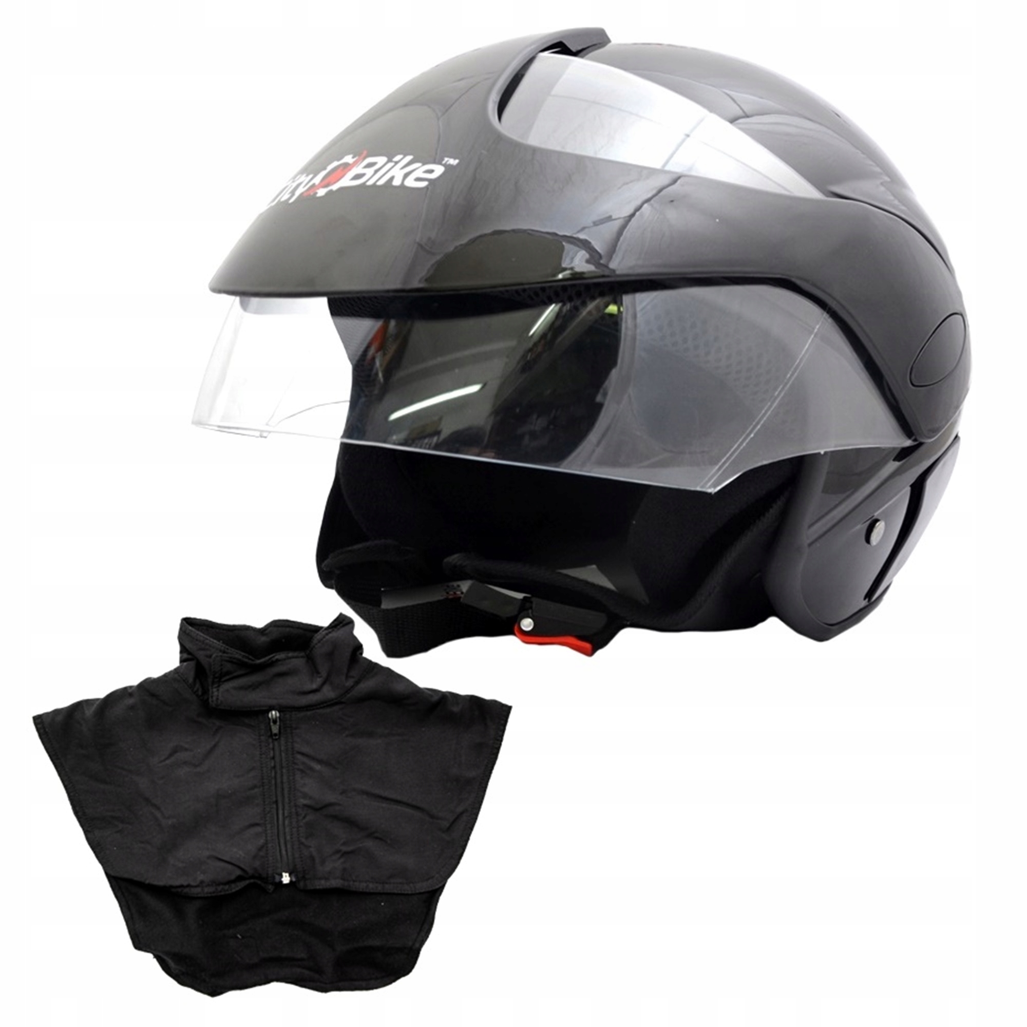 OTVORENÁ PRILBA MOTORSKÝ SKÚTRE MOTOCYKL XS + PRÍSLUŠENSTVO