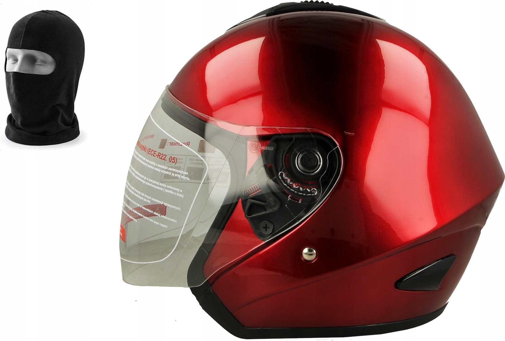 VCAN V510 OTVORENÁ PRILBA + BALACLAVA Veľkosť: L.