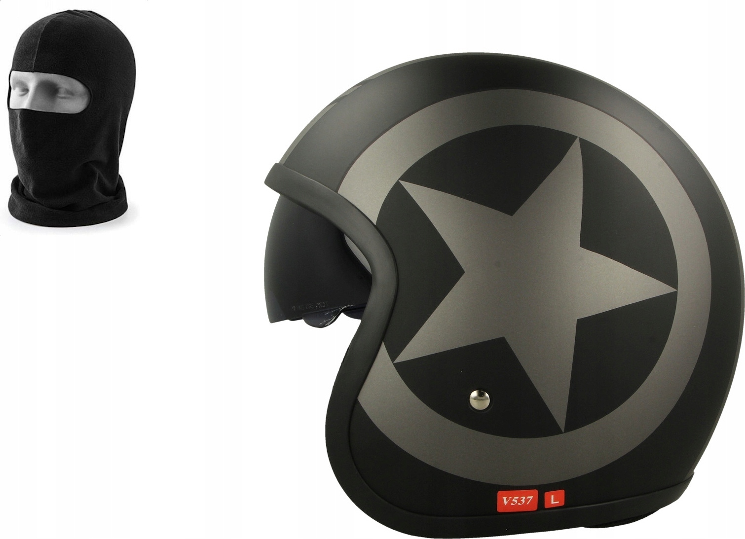 VCAN V537 OTVORENÁ PRILBA + BALACLAVA Veľkosť: XS
