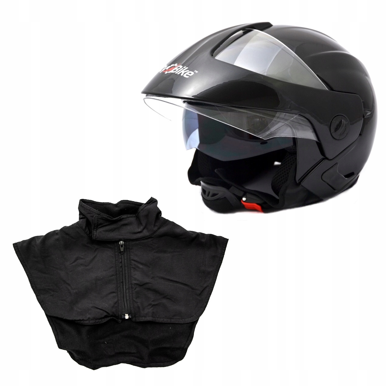 OTVORENÚ PRILBU S MOTOROVÝM SKÚTROM VISOR XS + PRÍSLUŠENSTVO