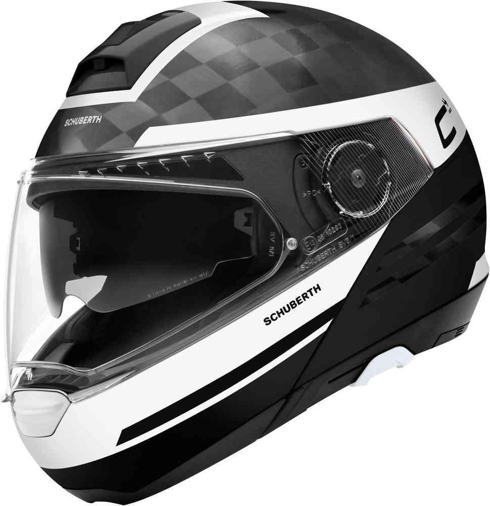 PRILBA SCHUBERTH C4 PRO CARBON TEMPEST BIELA R.M.