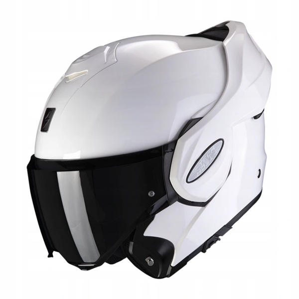 PRILBA SCORPION EXO-TECH WHITE JAWL L