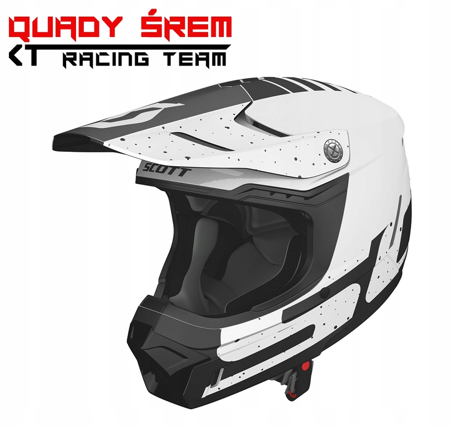 PRILBA SCOTT 350 EVO TEAM ECE BIELA / ČIERNA S.