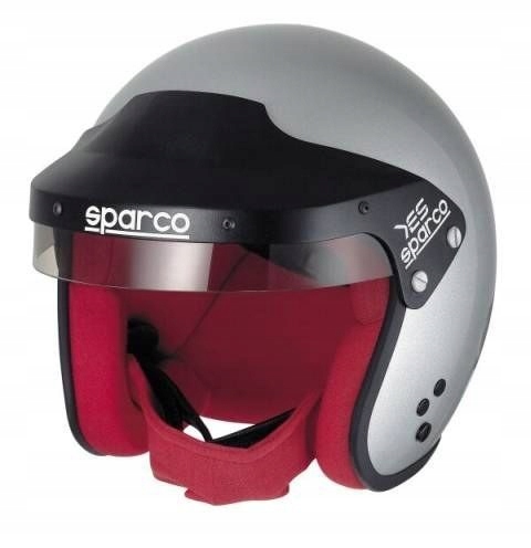 PRILBA SPARCO PRO JET SILVER HANS