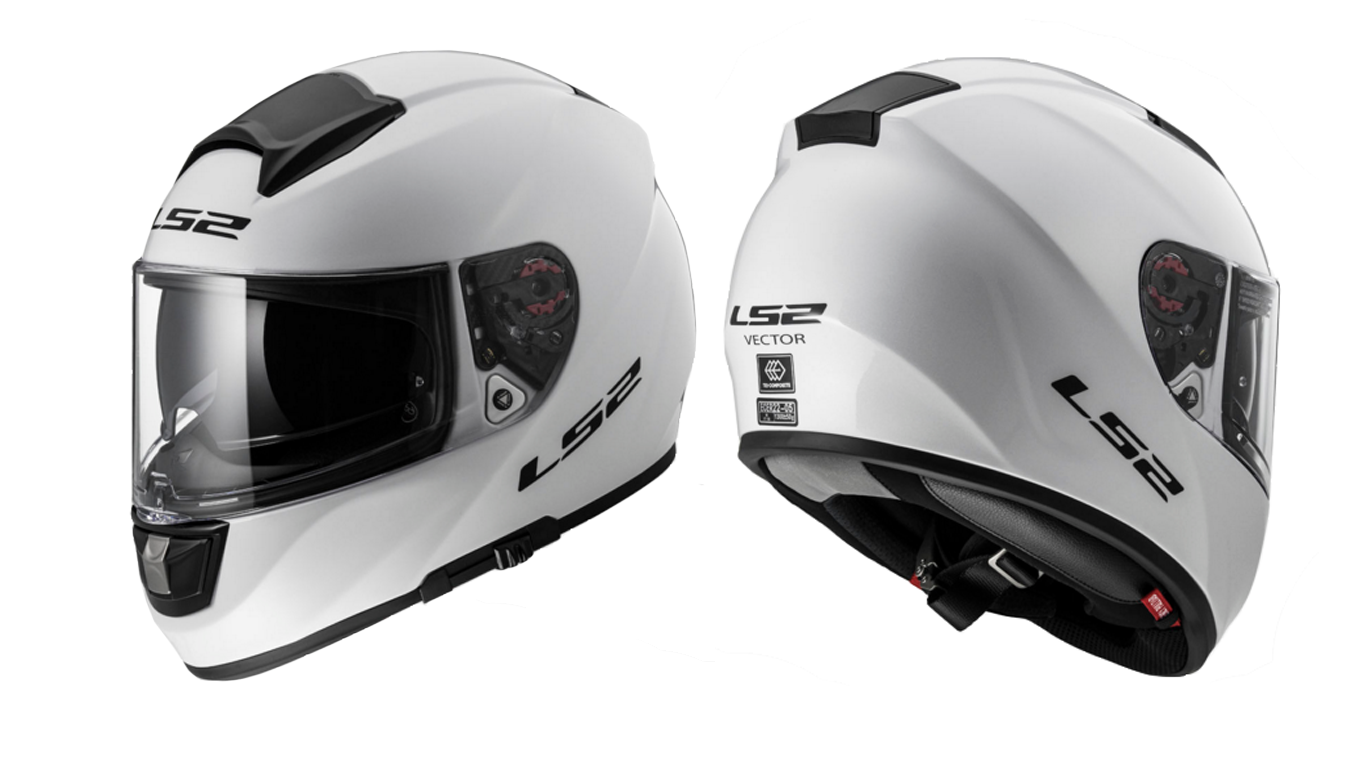 ŠPORTOVÁ PRILBA LS2 FF397 VECTOR SOLID WHITE r. M.