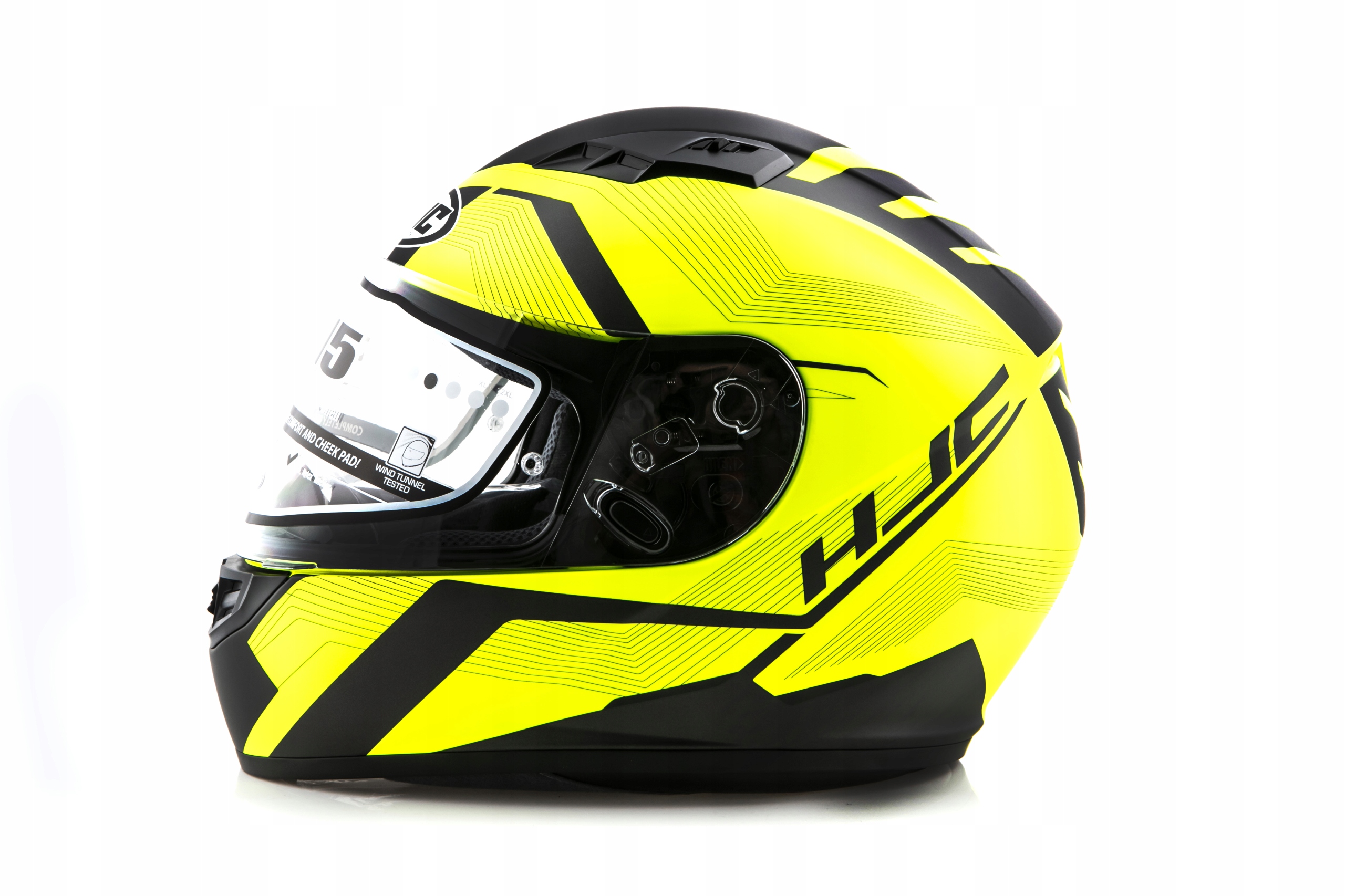 ČIPOVÁ PRILBA HJC CS-15 FAREN čierno-žltá fluo XXL