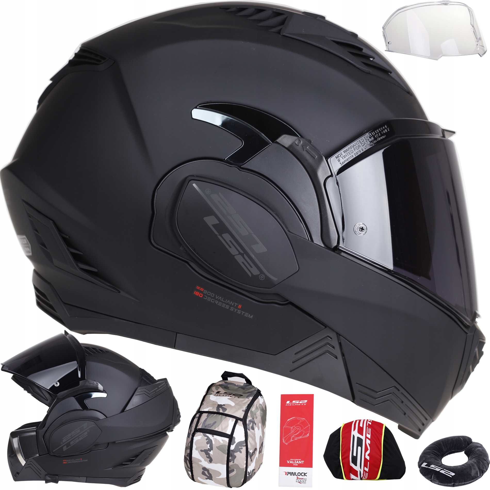 MISSILE HELMET LS2 FF900 VALIANT II NOIR 2 okná