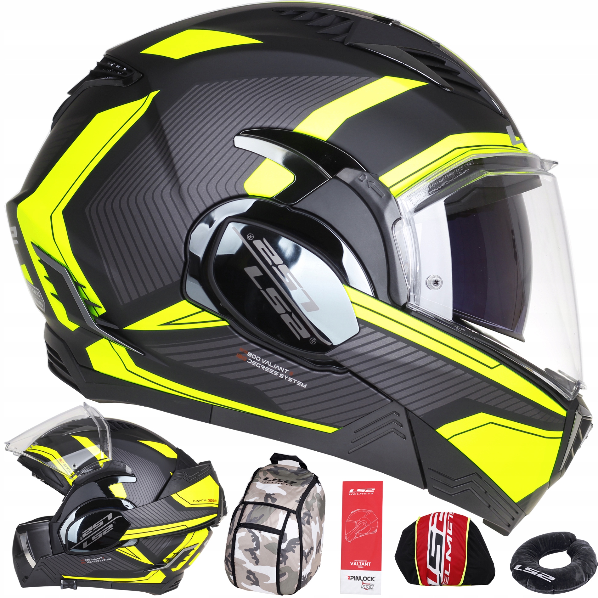 ČELENSKÁ PRILBA LS2 FF900 VALIANT II REVO MATNÁ FLUO