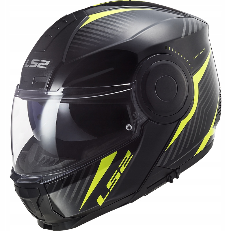 MISSILE HELMET LS2 FF902 SCOPE SKID BLACK FLUO XL