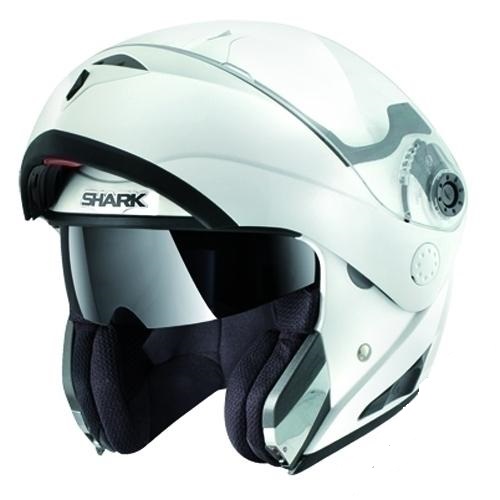 PRILBA SHARK OPENLINE PINLOCK WHITE S !!