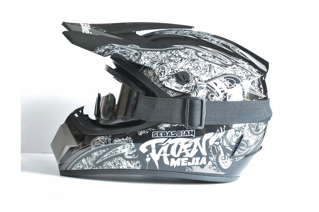 PRILBA TATANSKÁ CROSS QUAD ENDURO XS 53-54 + OKULIARE