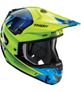 PRILBA THOR S7 VERGE VORT MODRÁ / ZELENÁ XXL