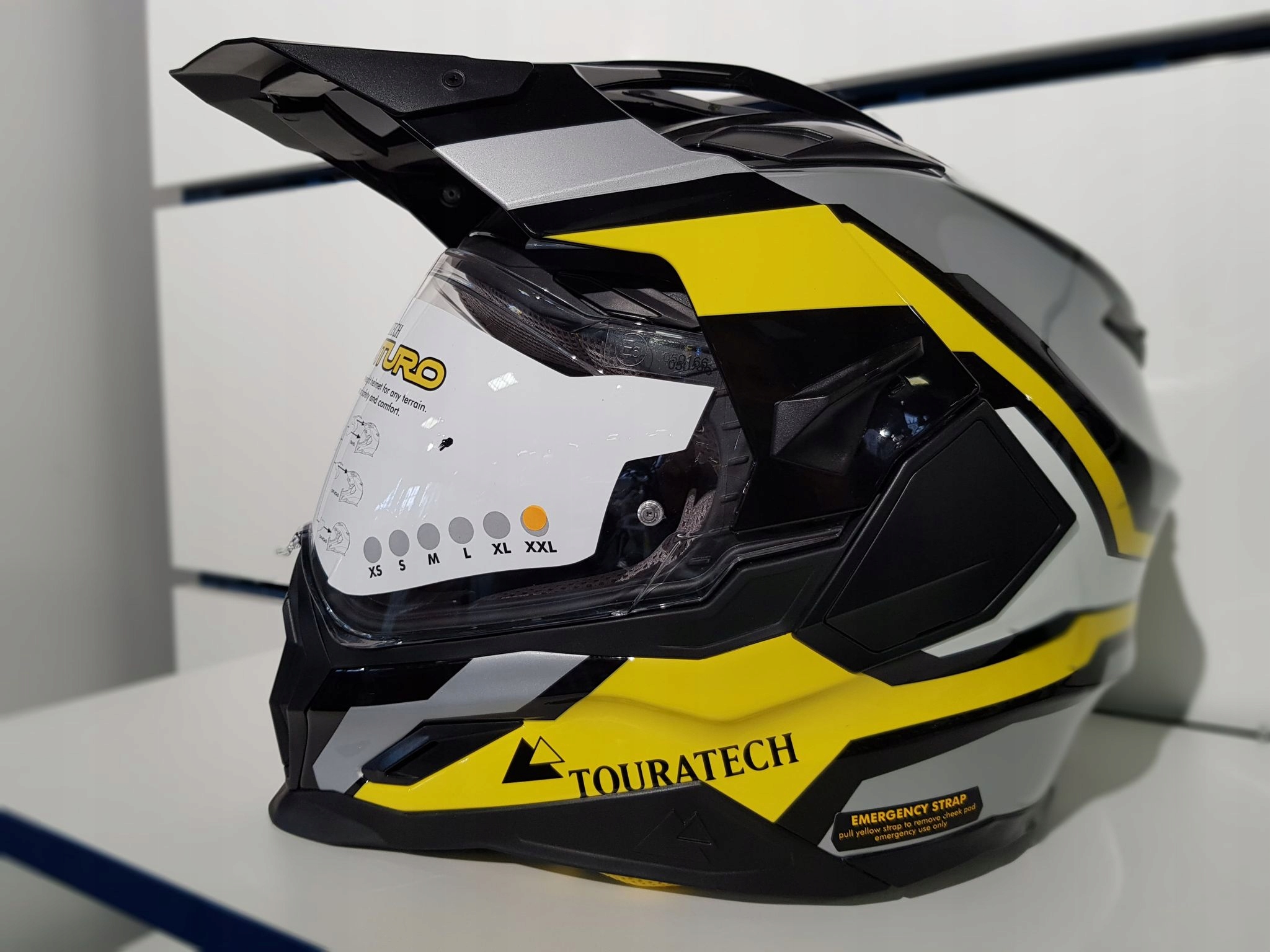 TOURATECH AVENTURO CARBONOVÁ PRILBA, SPOLOČNOSŤ XXL