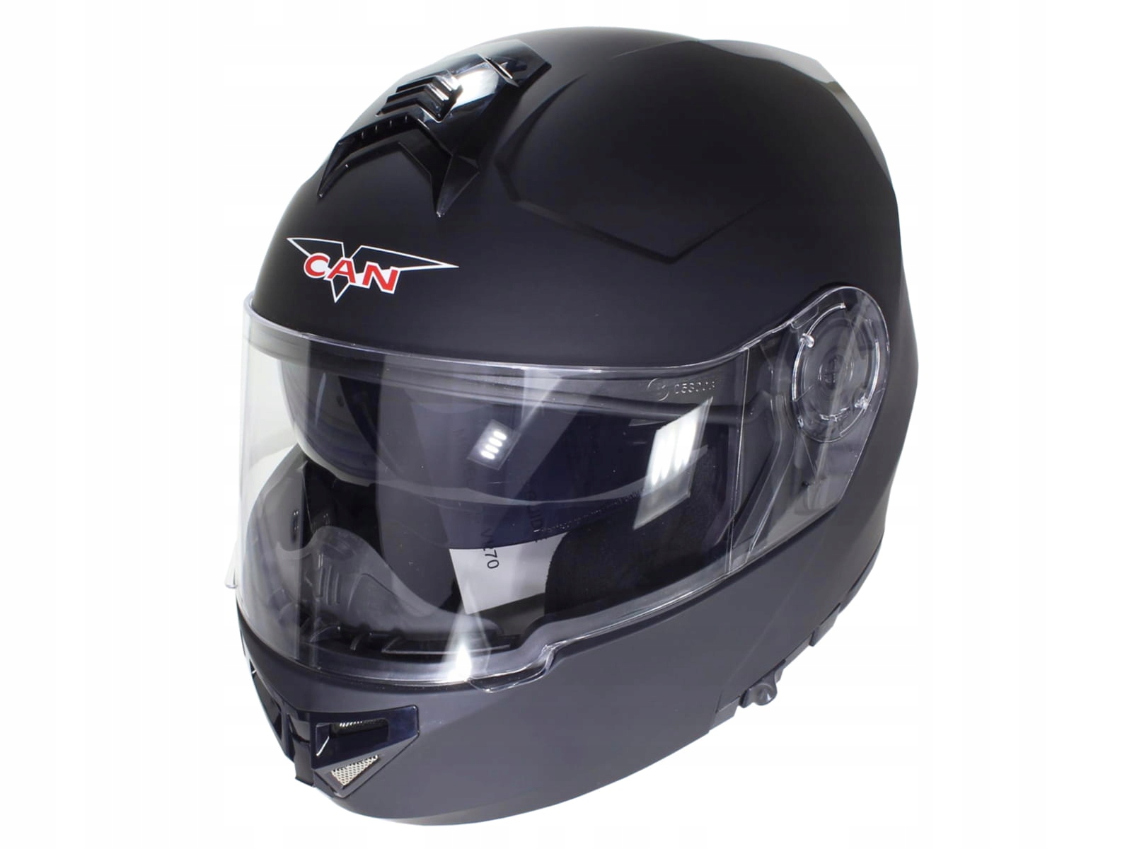 PRILBA VCAN V-270 FLAT BLACK S