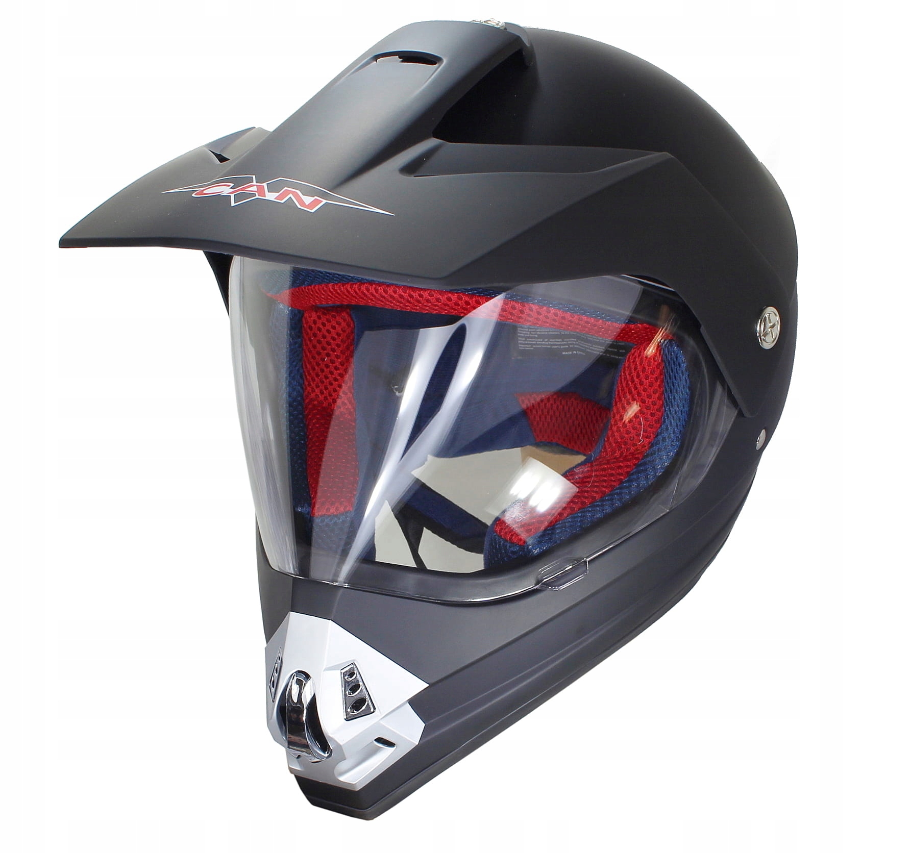PRILBA VCAN V-340 FLAT BLACK S