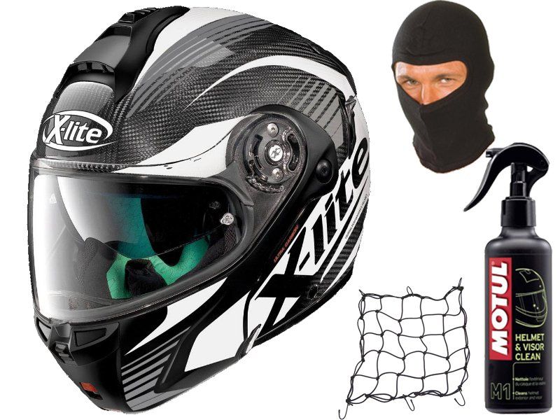 PRILBA X-LITE X1004 U.C NORDHELLE 5 CARBON. r. XL