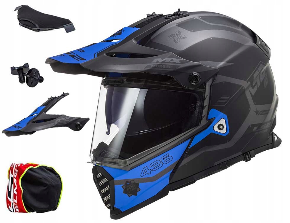 PRILBA S BLENDOM LS2 MX436 PIONEER EVO COBRA L MAT