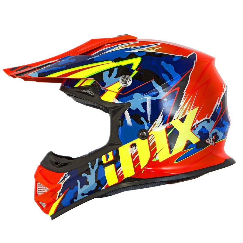KASK cross enduro IMX FMX-01 CAMO FLO ORANŽOVÁ (XL)