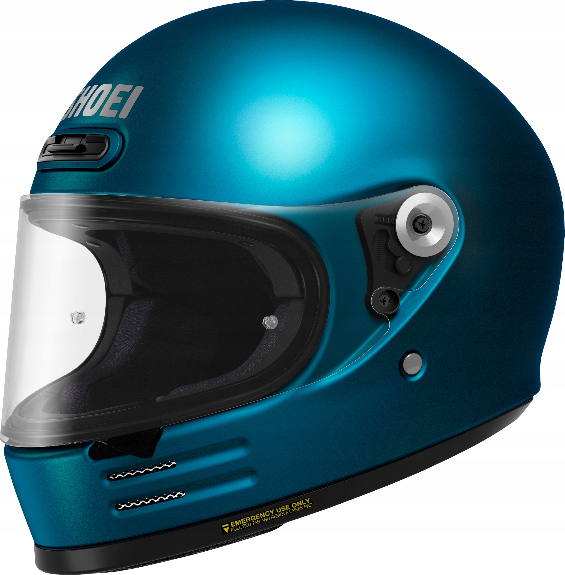 PRILBA integrálna SHOEI Glamster Laguna BLUE Retro L