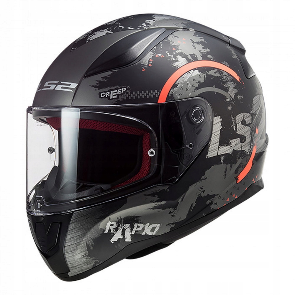 Moto prilba LS2 RAPID Matt Titan Orange L