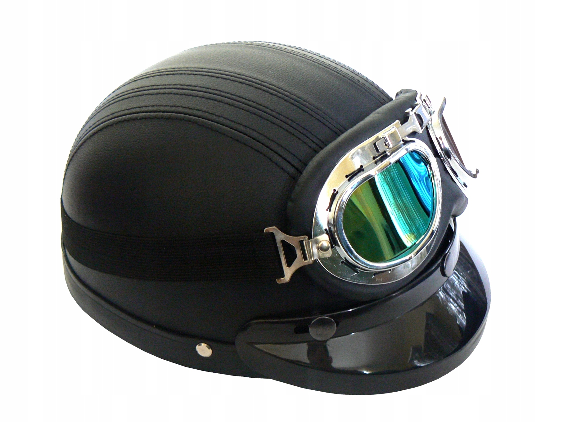 Kožený obojok VISOR z motorkárskej prilby