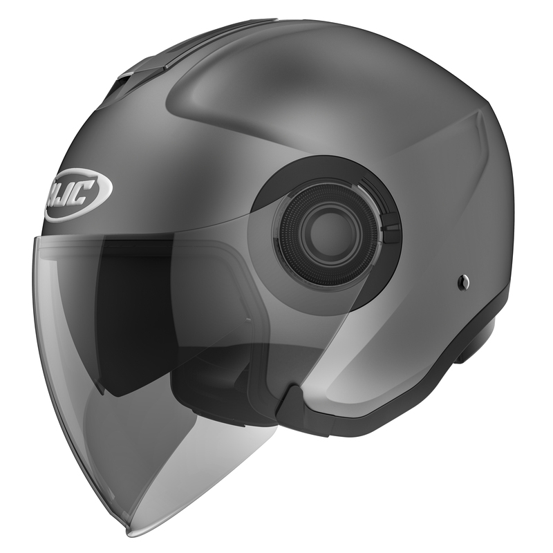 Prilba s otvorenou tvárou HJC I40 SEMI FLAT TITANIUM (M)
