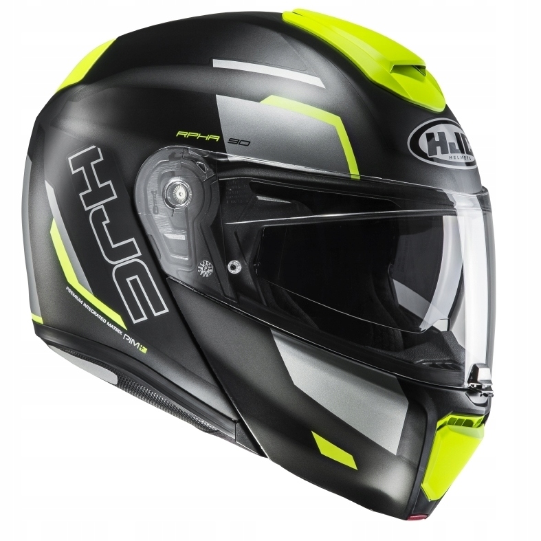 Čeľusťová prilba HJC RPHA-90 RABRIGO GREY / YELLOW (M)