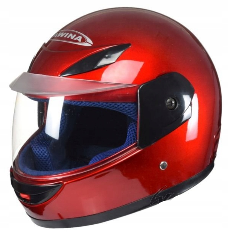 MINI PRILBY VEĽKOSŤ HLAVY 47-48 cm ČERVENÁ