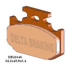 BRZDOVÉ DESTIČKY DELTA SUZUKI KINGQUAD FRONT L / R