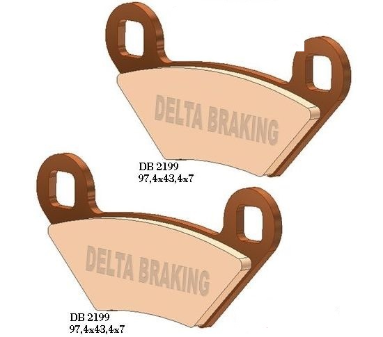 BRZDOVÉ DESTIČKY ZADNÉ POLARIS XP SPORTSMAN 550