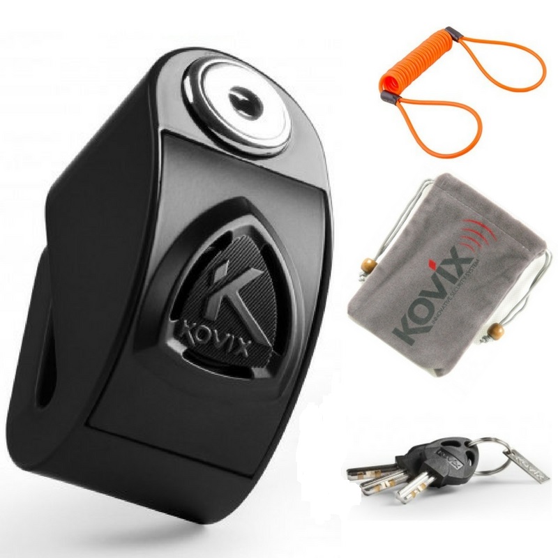 KOVIX KD6 ZÁMOK štítu s ALARMOM 120dB ZDARMA