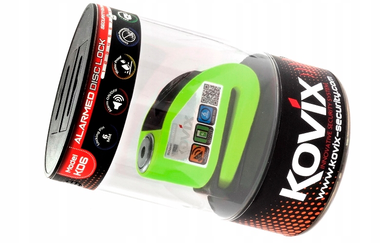 KOVIX KD6 Blokovací brzdový kotúč s alarmom