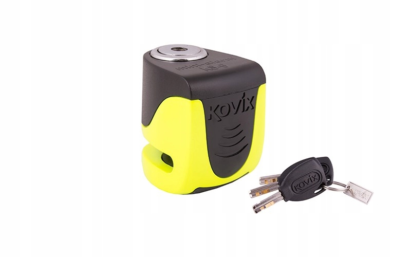 Zámok čepele KOVIX KS6 s alarmom žltý 6 mm