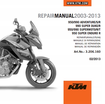 Manuál KTM DVD manual manual repair 950/990 LC8