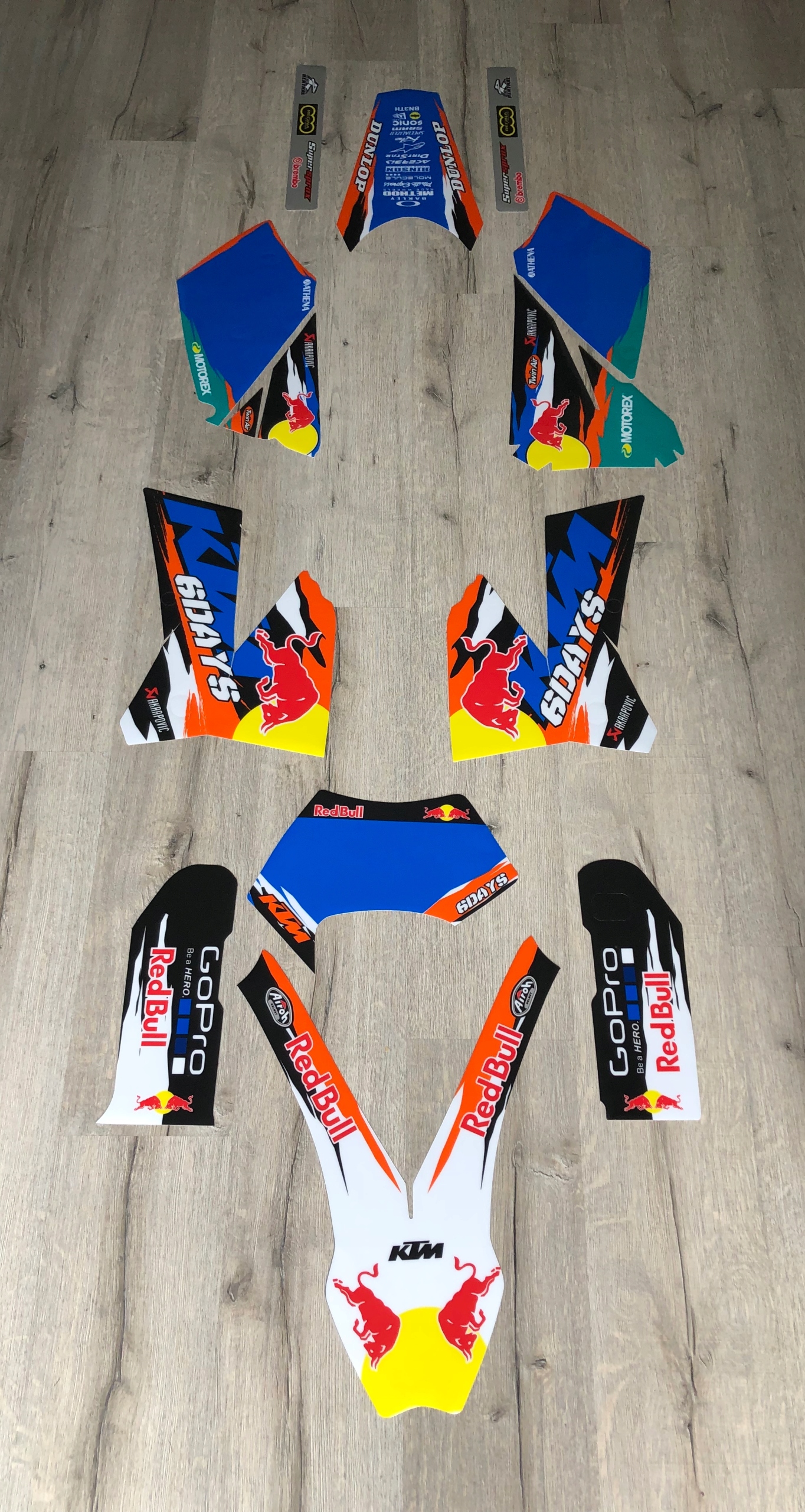 Dýha KTM EXC 2005-2007 6 dní z Talianska CUBAMOTO