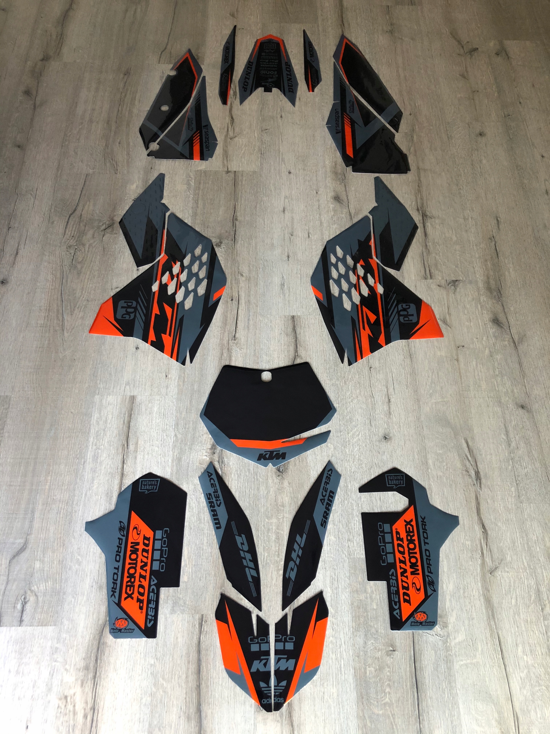 Dyha KTM SX SXF 07-10 GREY od ITALI CUBAMOTO