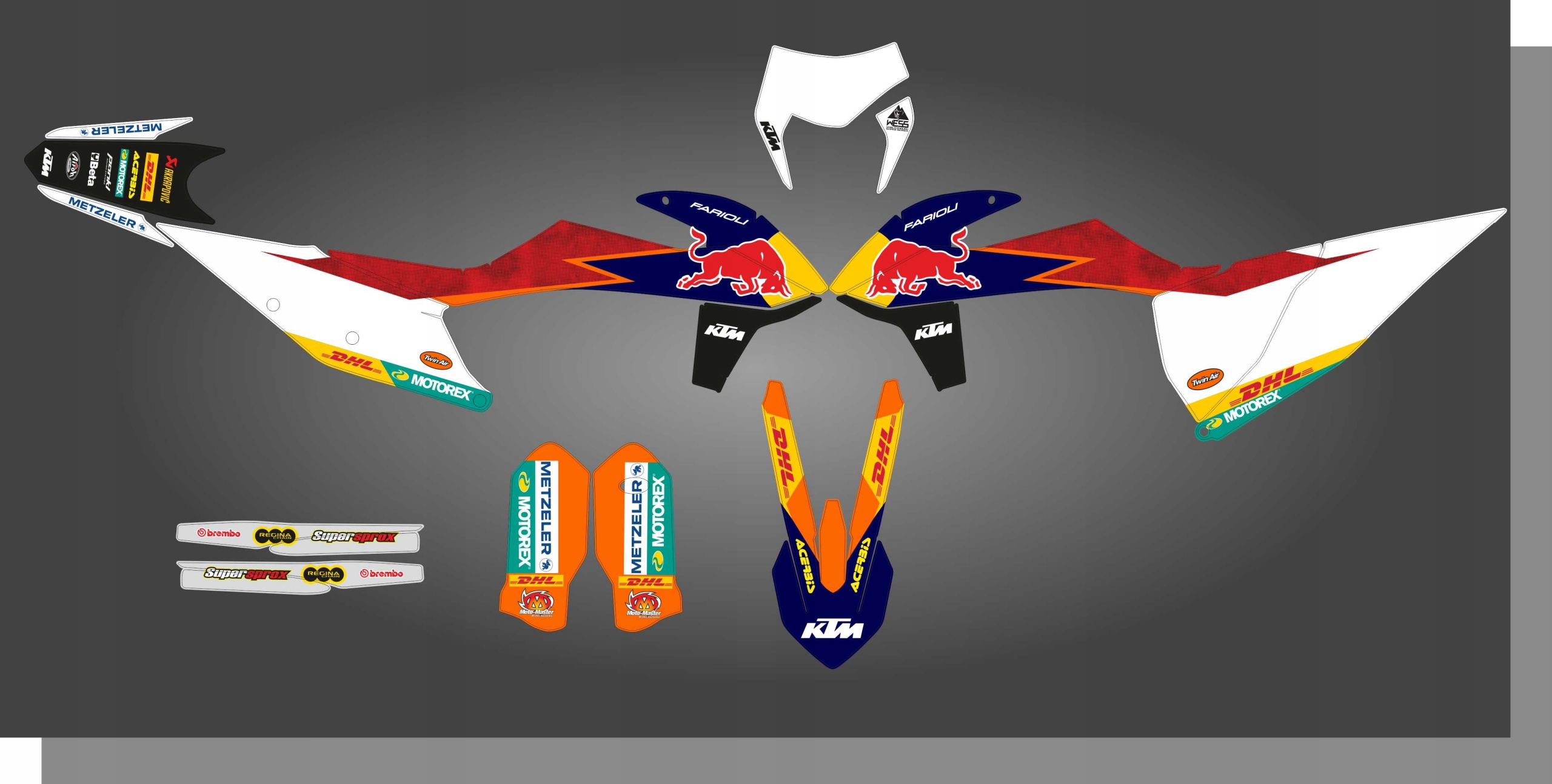 Továrenská dyha KTM exc 2020