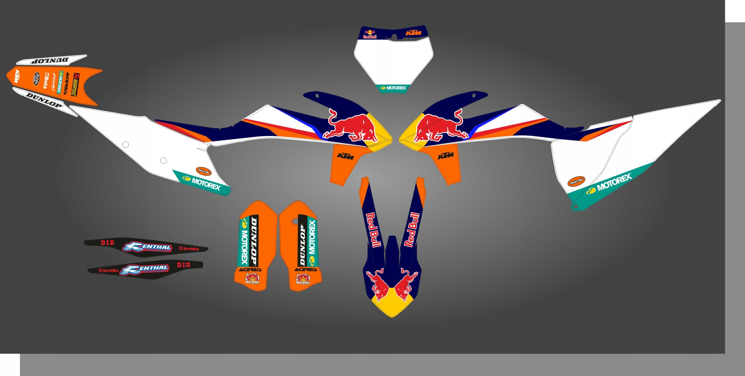 Továrenská dyha KTM sxf 2020