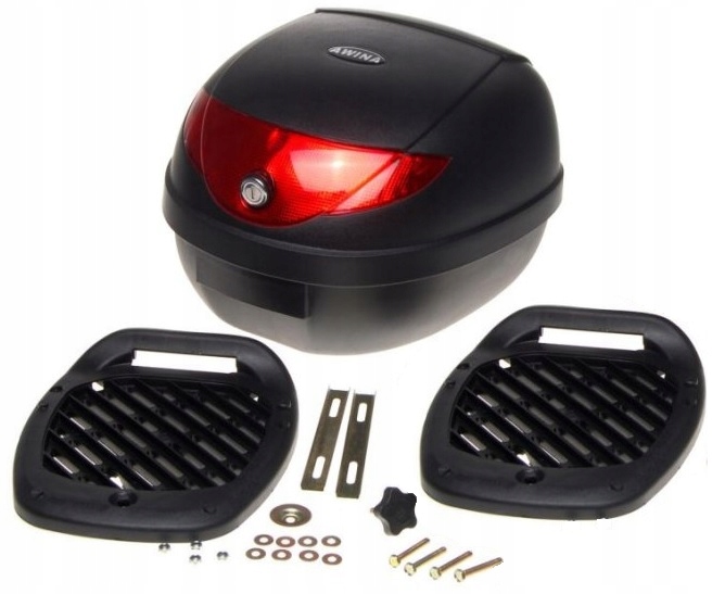 CASE TRUNK 2 DESKY MOTOR SKÚTRA S PRILBOU