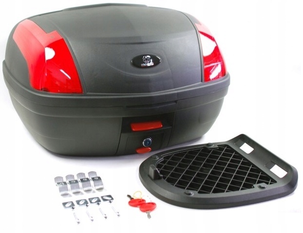 BOX TRUNK MORETTI MOTOCYKEL SKÚTRE 46L 2 PRILBY