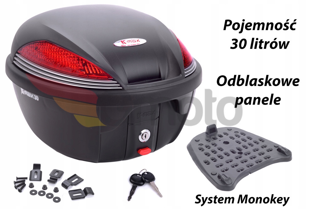 NAJLEPŠÍ CASE K-MAX MONOKEY 30 L SKÚTRE MOTOCYKL