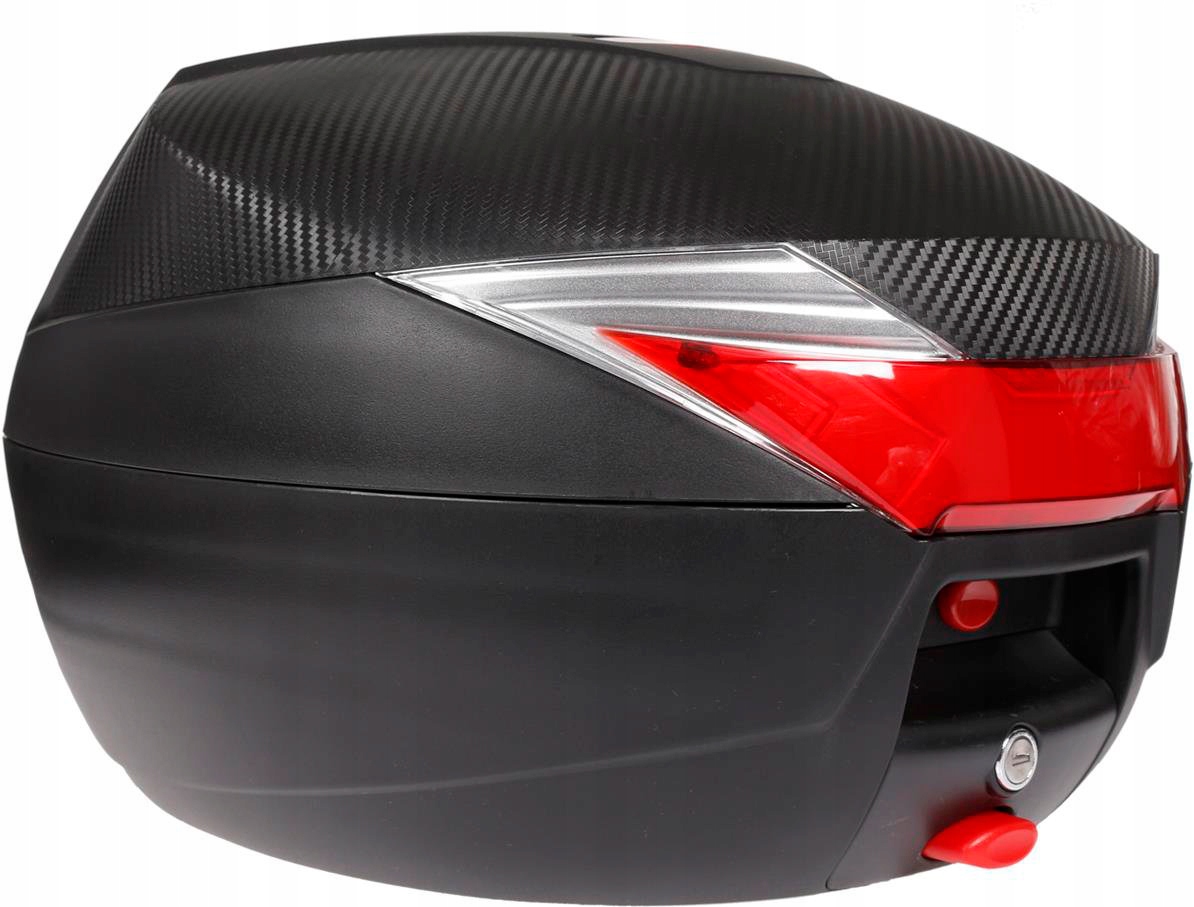 CASE NA MOTOCYKLE ČIERNE + UHLÍK 30L REFLEXNÉ