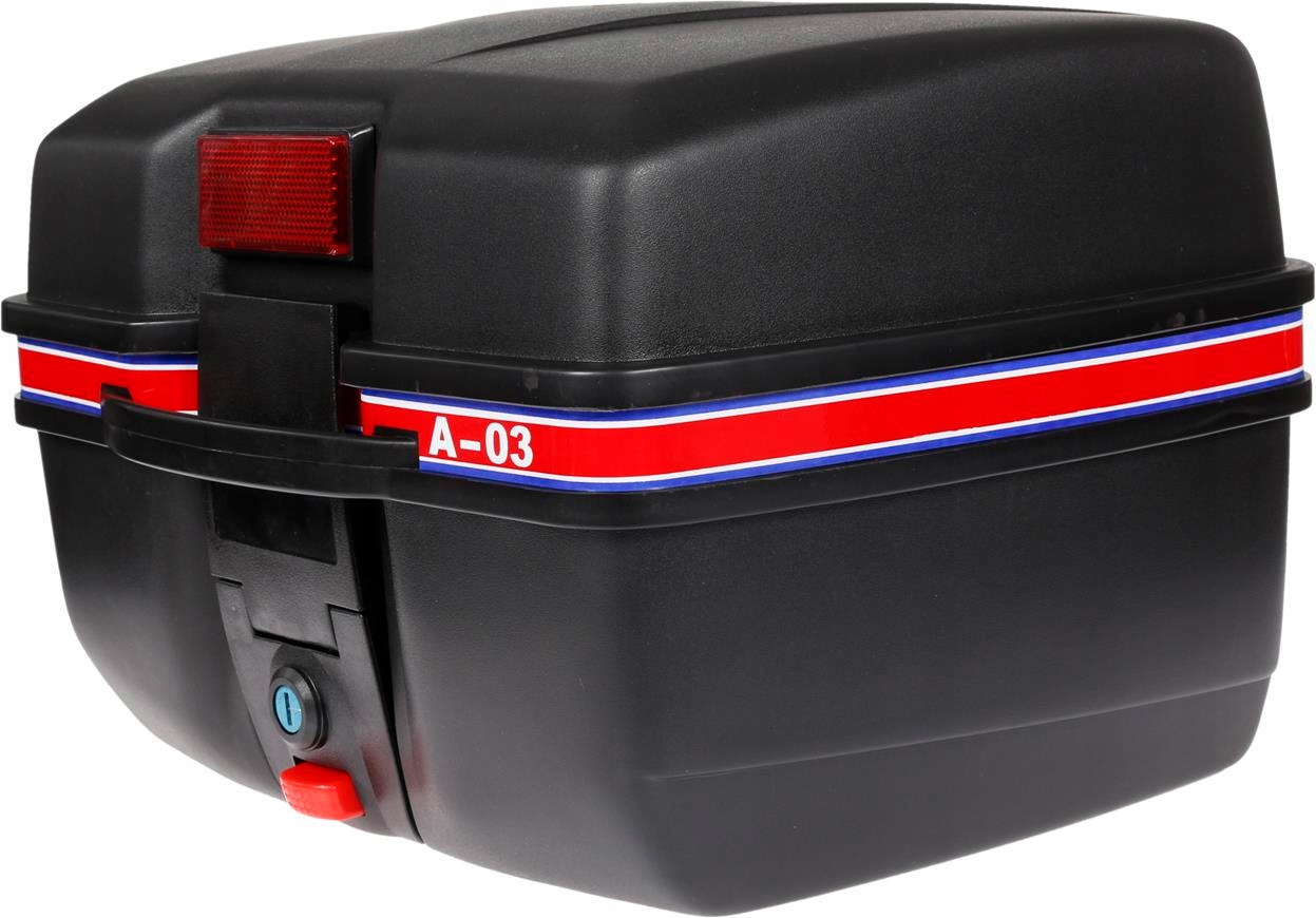 BOX NA MOTOCYKLE S ZADNÝM SKÚTROM NA MOTOCYKLE 25L