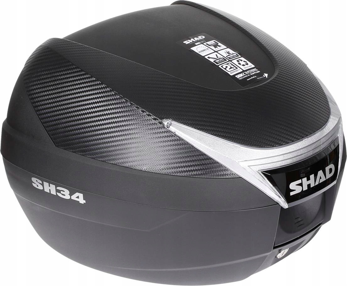 Motocykel CASE SHAD SH34 Možnosť BACK, STOP