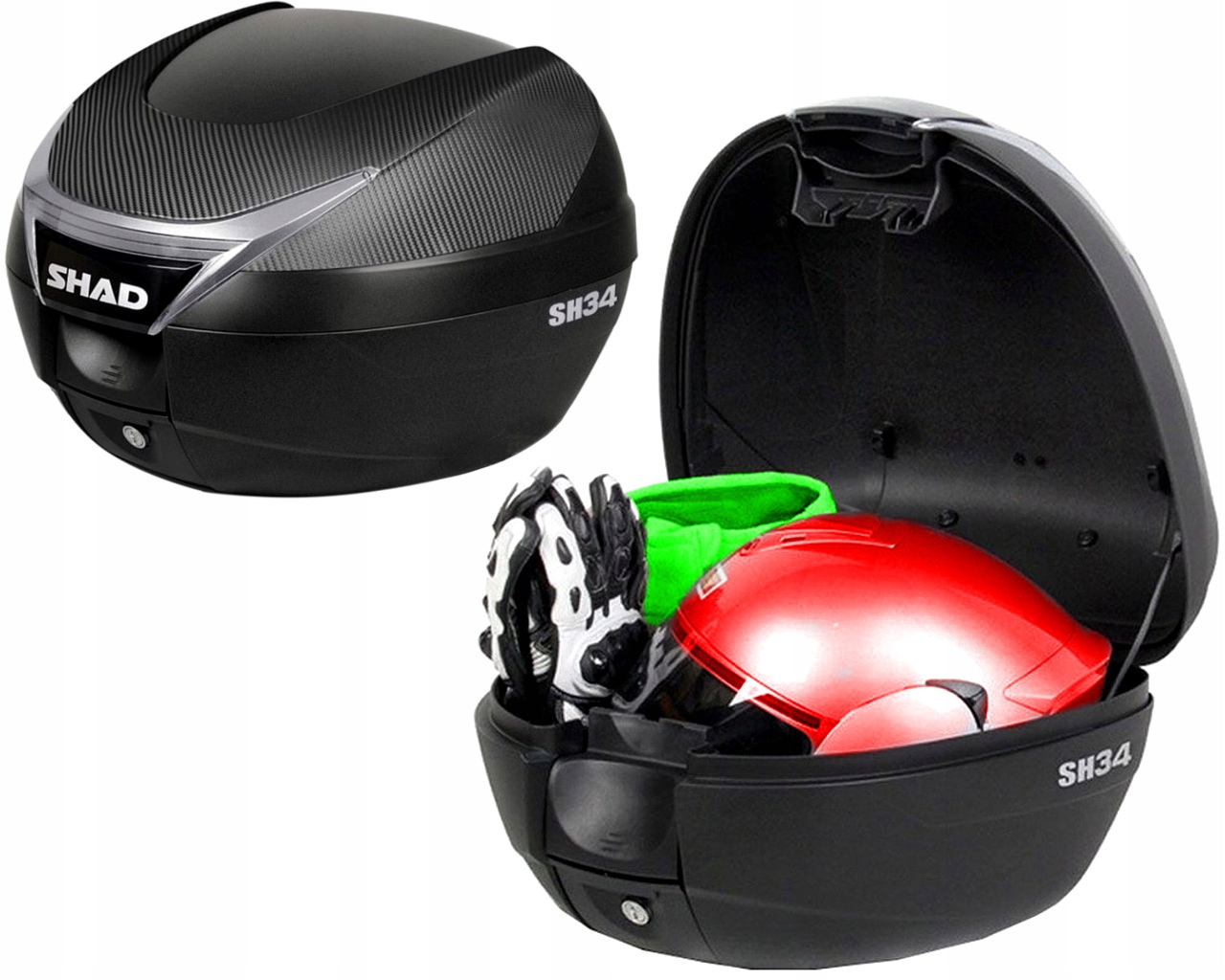SKLADAČNÝ RÁDIOVÝ TIEŇ SH-34 SH34 UHLÍK