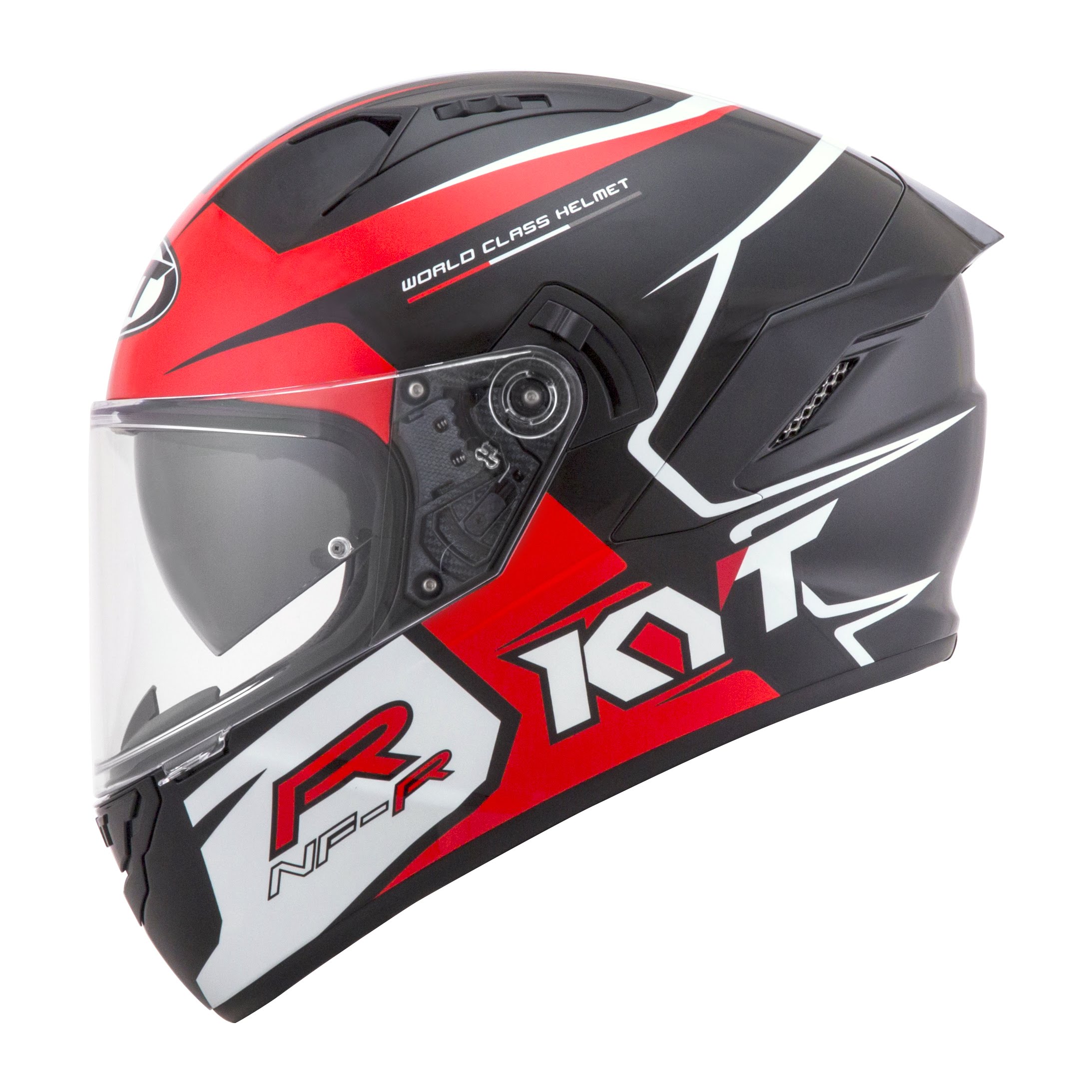 Celotvárová moto prilba KYT NF-R TRACK RED L