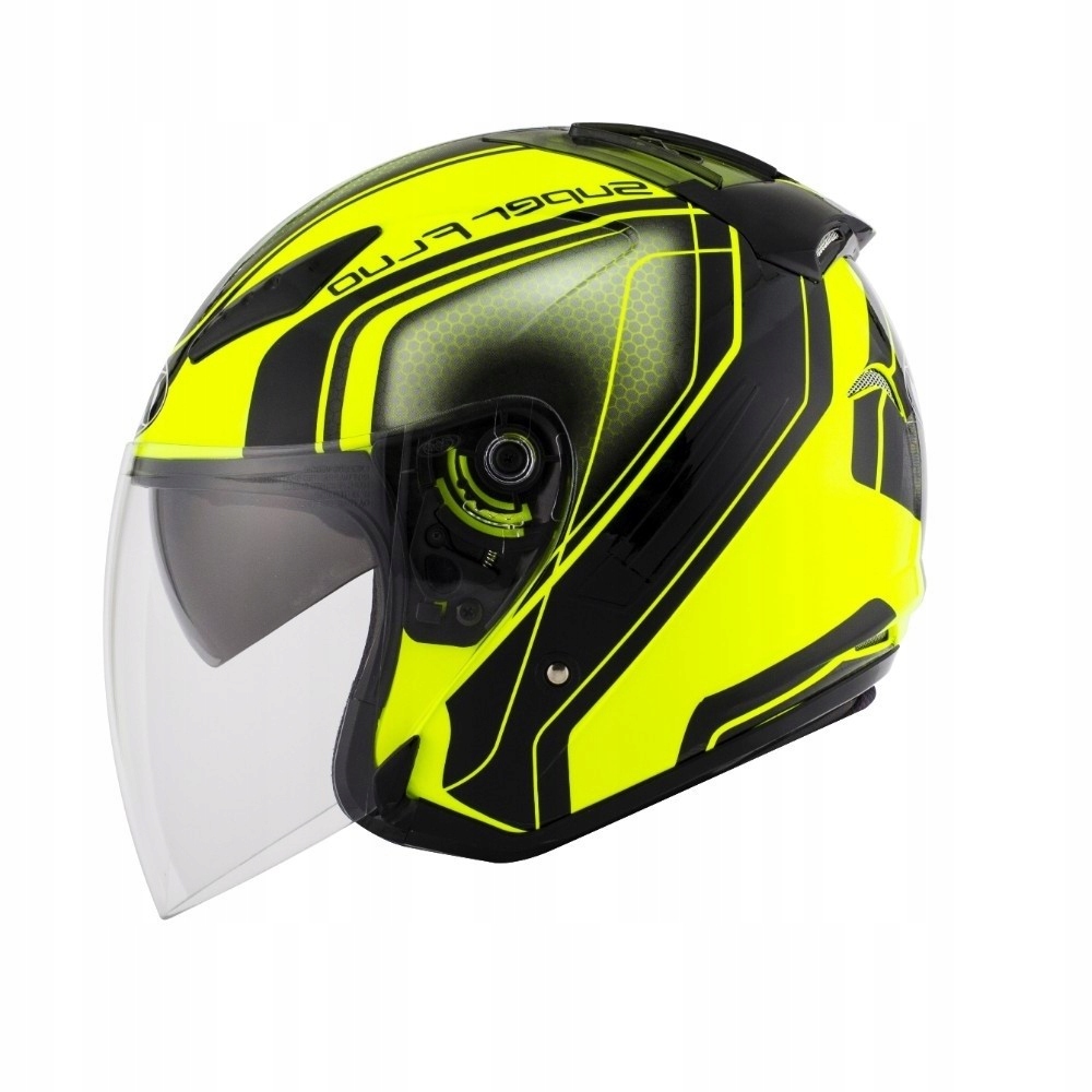 KYT Otvorená prilba HELLCAT SUPERFLUO žltá XL Poznań